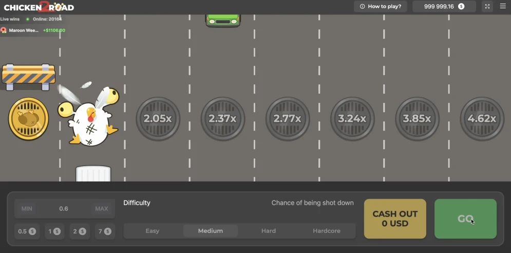 Chicken Road 2.0 demo